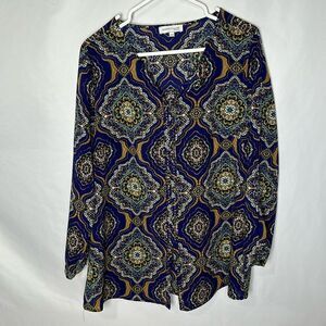 Very colourful top sz M